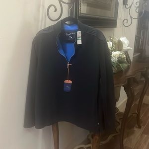 Tommy Bahama Men’s large quarter zip up pullover new with tags